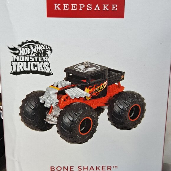 Hallmark 2024 Keepsake Ornament Hot Wheels Monster Trucks Bone Shaker - Picture 3 of 13